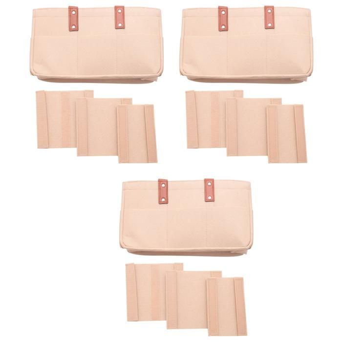 Organizador de pañales 3X para coche - Cesta de almacenamiento para la ducha en una cesta portátil para la habitación del bebé