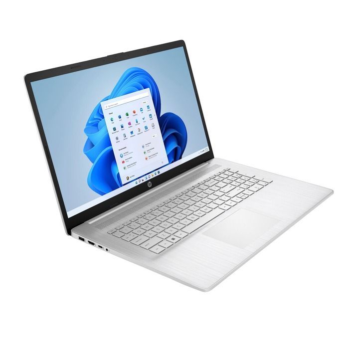 HP 17-CP2065NF 17,3 inch Full HD laptop-pc met AMD Ryzen™ 3-processor, 8 GB RAM en 512 GB SSD, naturel zilver.