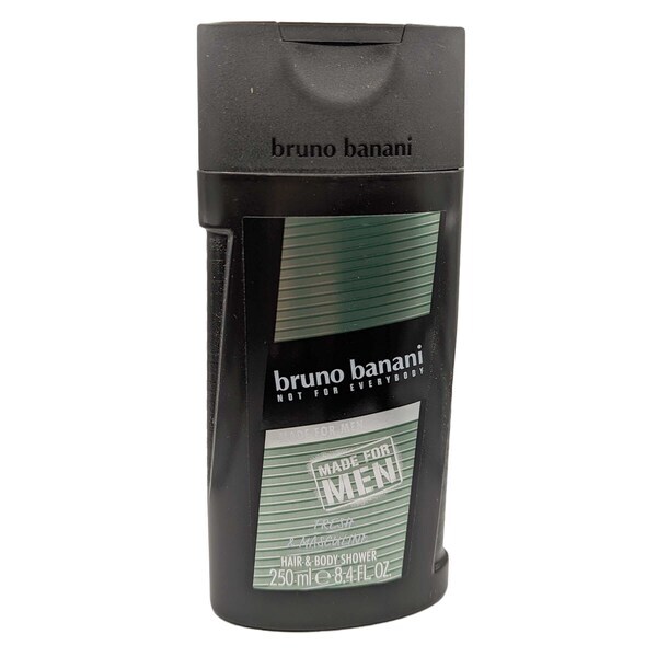 Bruno Banani - Gel de ducha para cabello y cuerpo para hombres 250 ml