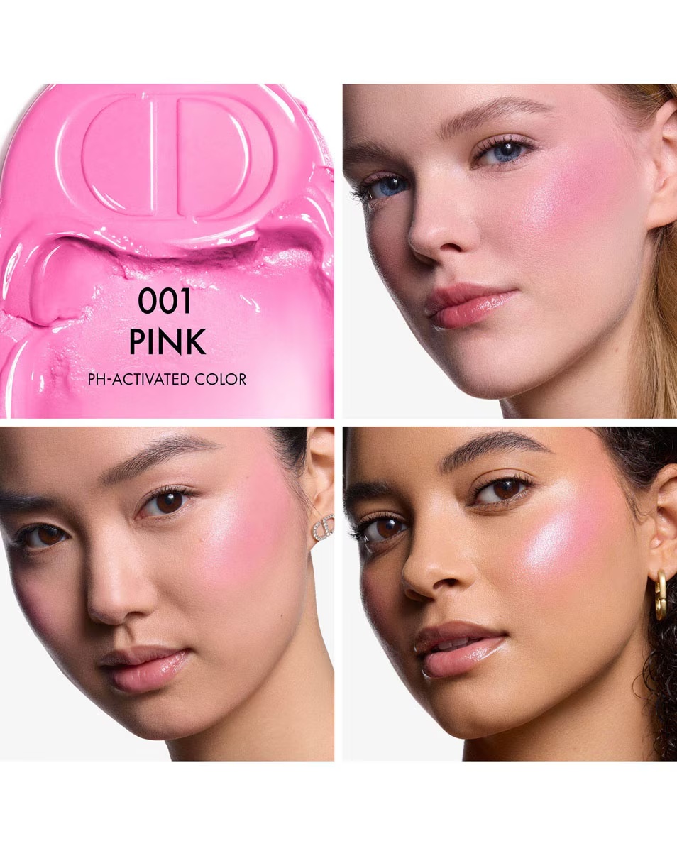 DIOR BACKSTAGE Rosy Glow Stick - Radiance Blush Skaistalų pieštukas su pH aktyvuojamu blizgesiu ir spalva