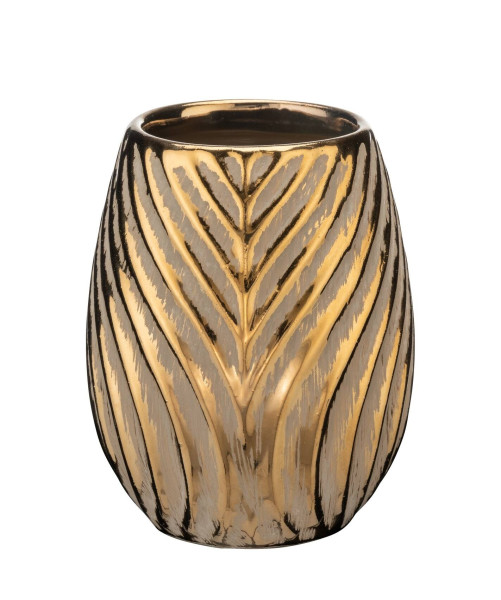 Kubek łazienkowy ceramiczny złoty Felce 330 ml