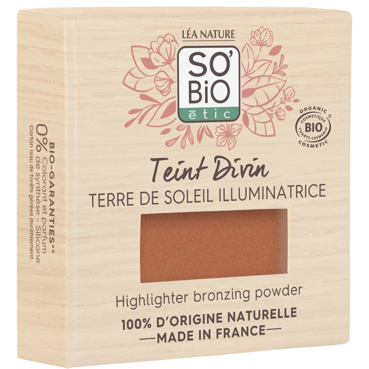 SO BiO étic Terre de soleil illuminatrice, Teint Divin - 15 Doré medium