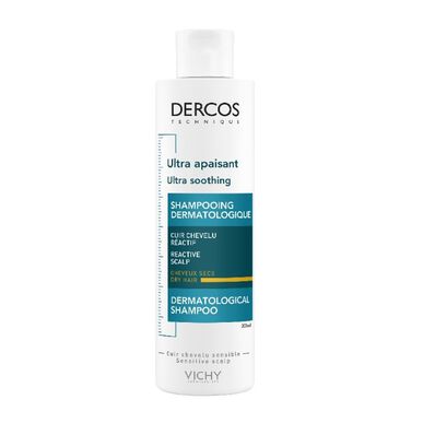 Champú ultra calmante Dercos para cuero cabelludo seco 200 ml
