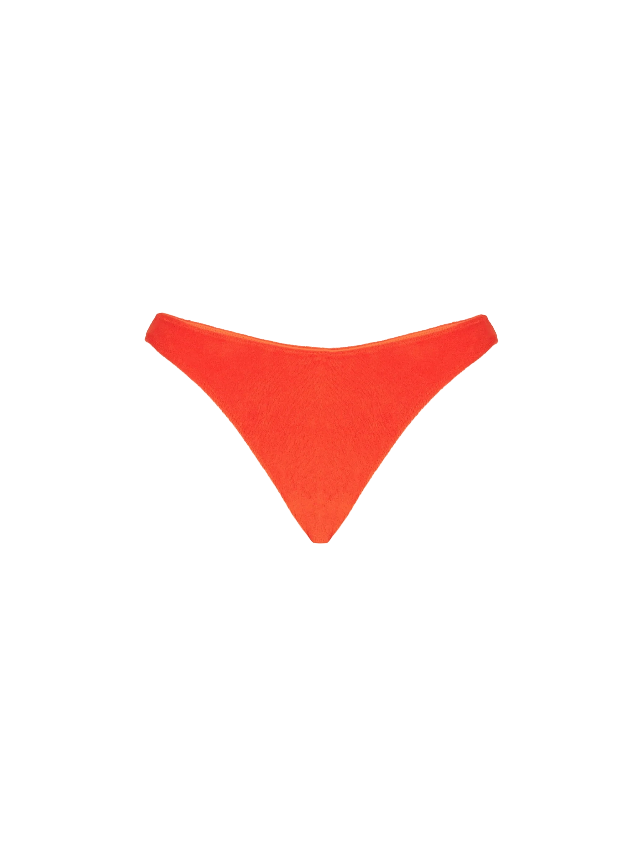 Culottes de bain taille haute en éponge pour femmes