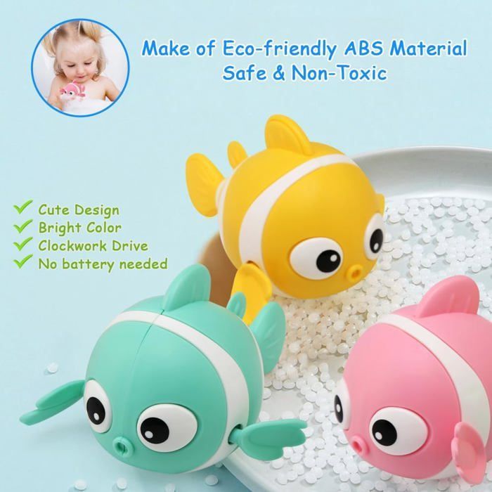 Juguete de baño para bebés, juego de 3 juguetes de cuerda para el baño de bebés, juguete para la piscina de bebés, juguetes flotantes con forma de animales