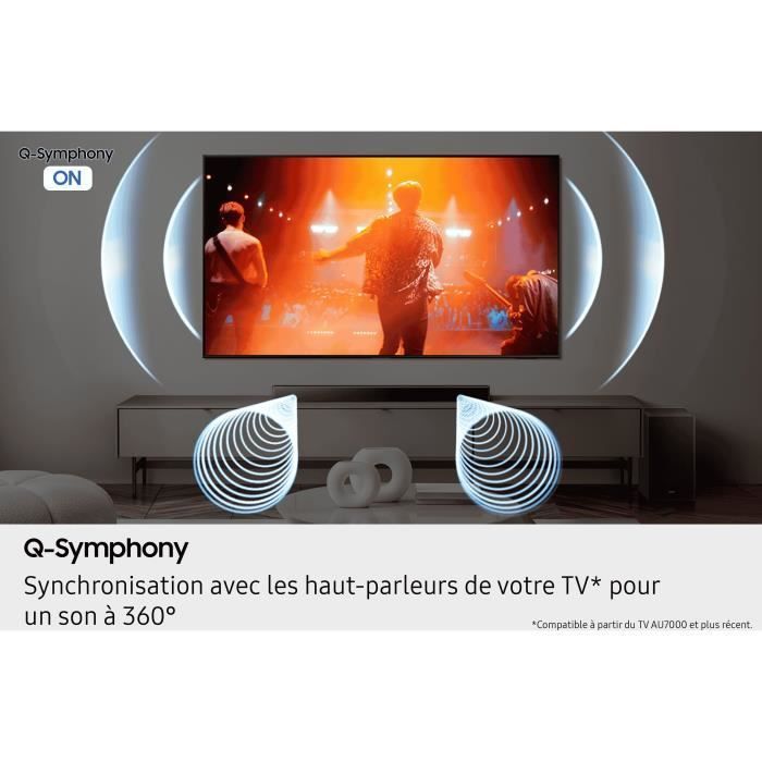 SAMSUNG HW-B630F/ZA - Barra de sonido de 3.1 canales - Subwoofer inalámbrico de 6.5'' - HP Central - Adaptive Sound Lite