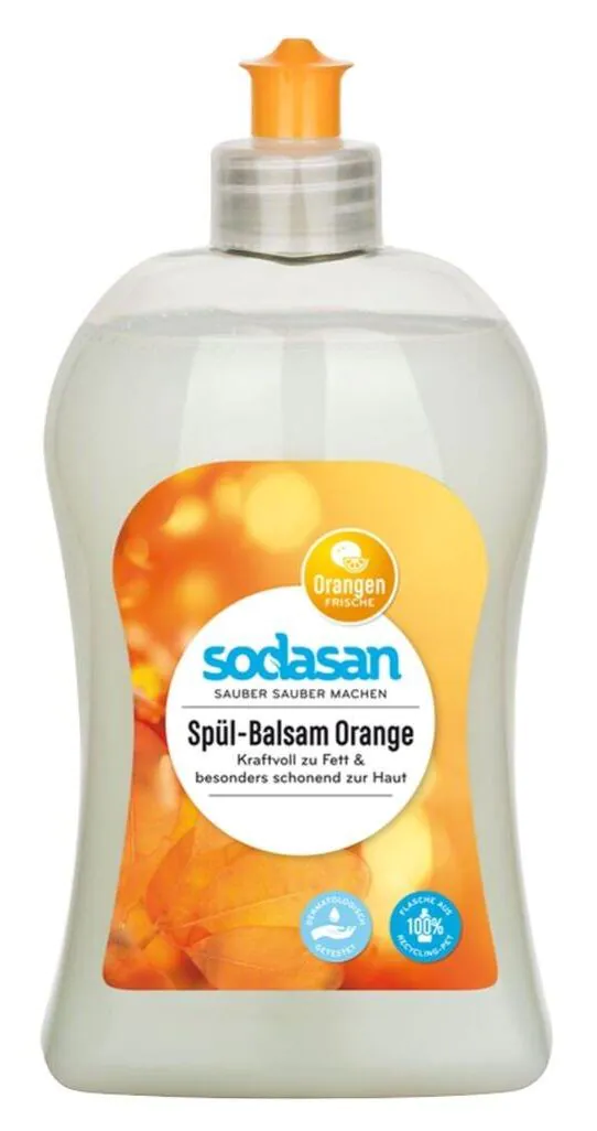 Sodasan BIOBalsam do Zmywania Naczyń o Zapachu Pomarańczy