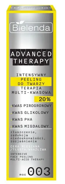 Bielenda Advanced Therapy Multi-kwasowy 20% Intensywny peeling do twarzy terapia003