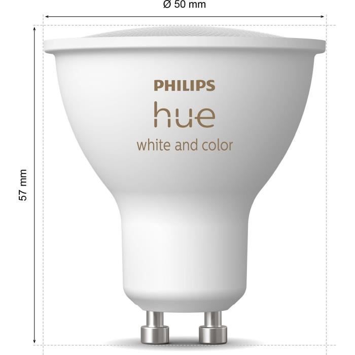 PHILIPS slimme LED-lampen met instelbare helderheid en een breed scala aan kleuren.
