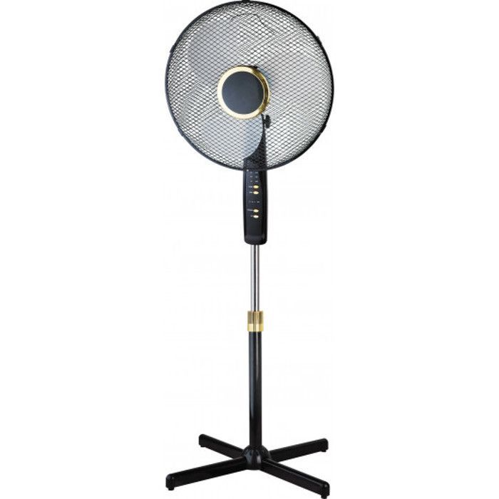Ventilador de pedestal - HJM - FS-40MD - 45W - 3 velocidades - Control remoto - Oscilación