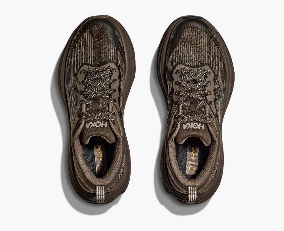 HOKA Stealth/Tech Bondi 8 Caged Umber / Deep Umber