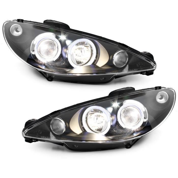 2 faros delanteros LED tipo 