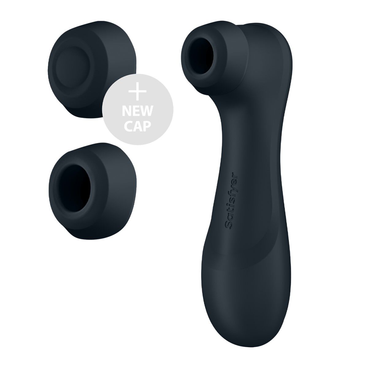 Satisfyer Pro 2, sukupolvi 3, musta, nestemäisellä ilmalla varustettu sovellus