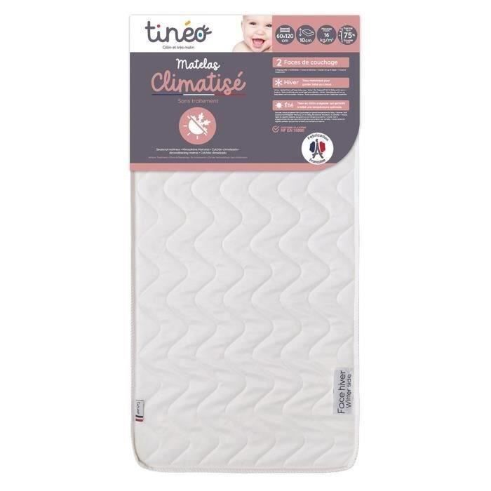 TINEO Babymatratze mit Klimaanlage 60x120 cm