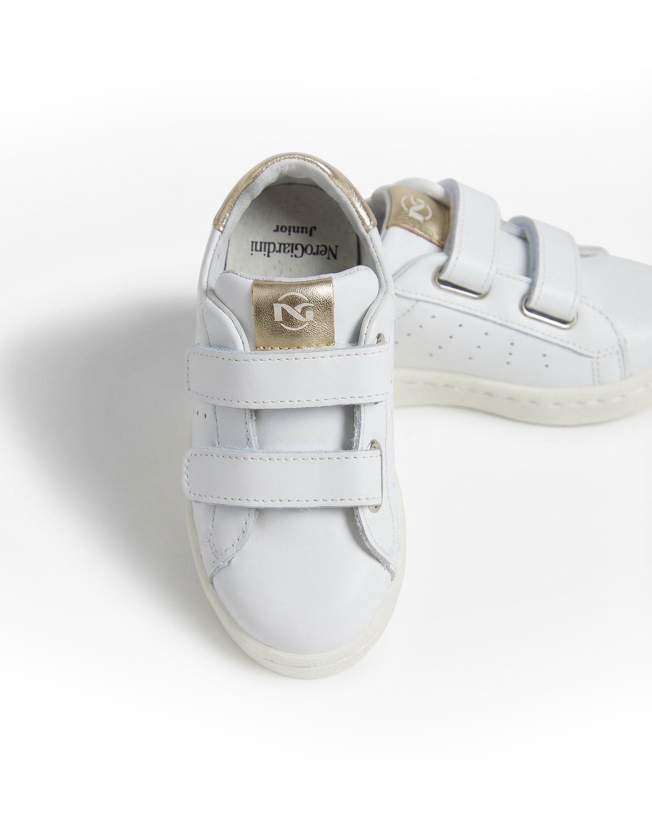  Junior-Sneaker für Mädchen aus Leder und Funktionsmaterial