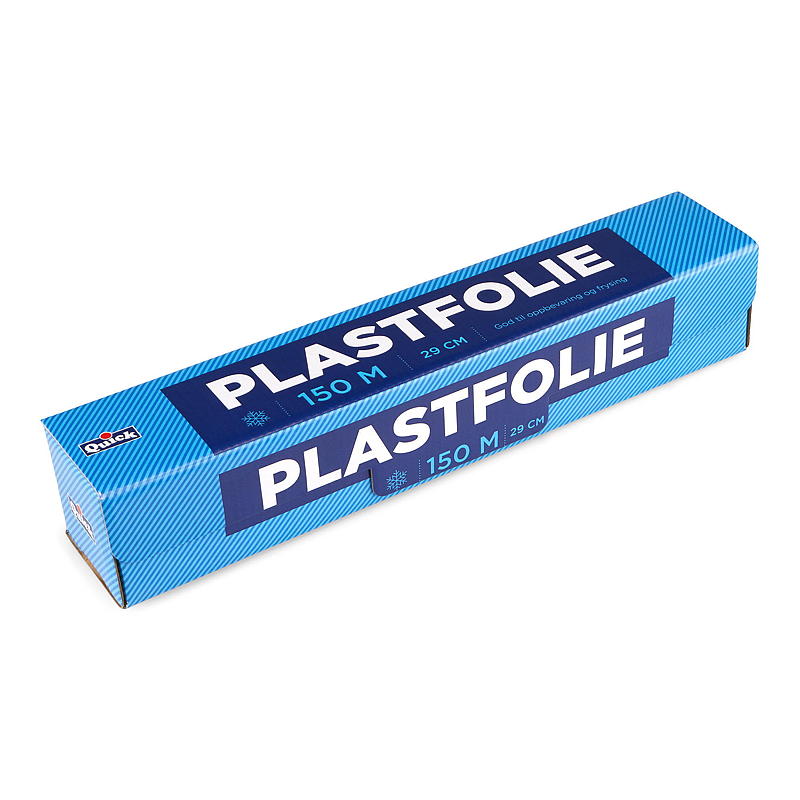 Hurtigplastfilm 150 m, med kutter