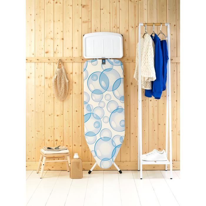 BRABANTIA Table à repasser Bubble, Perfect flow - 124 x 45 cm