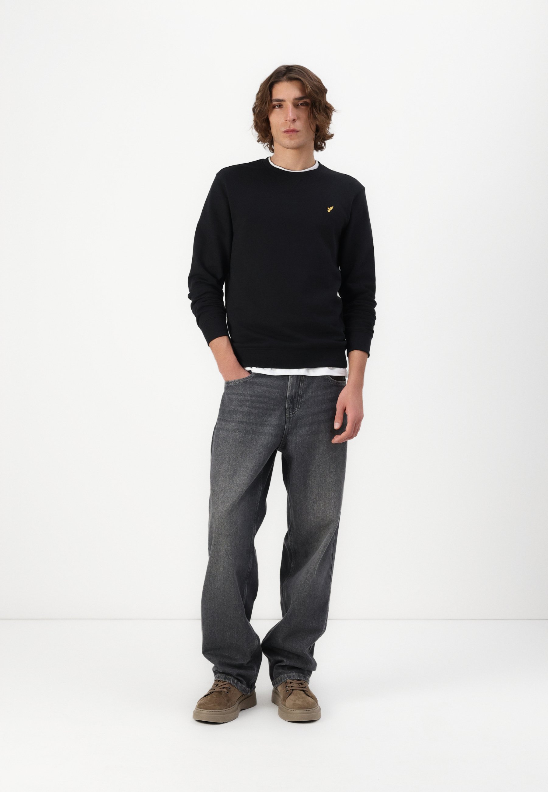 Lot de 2 sweats Pier One - noir/gris