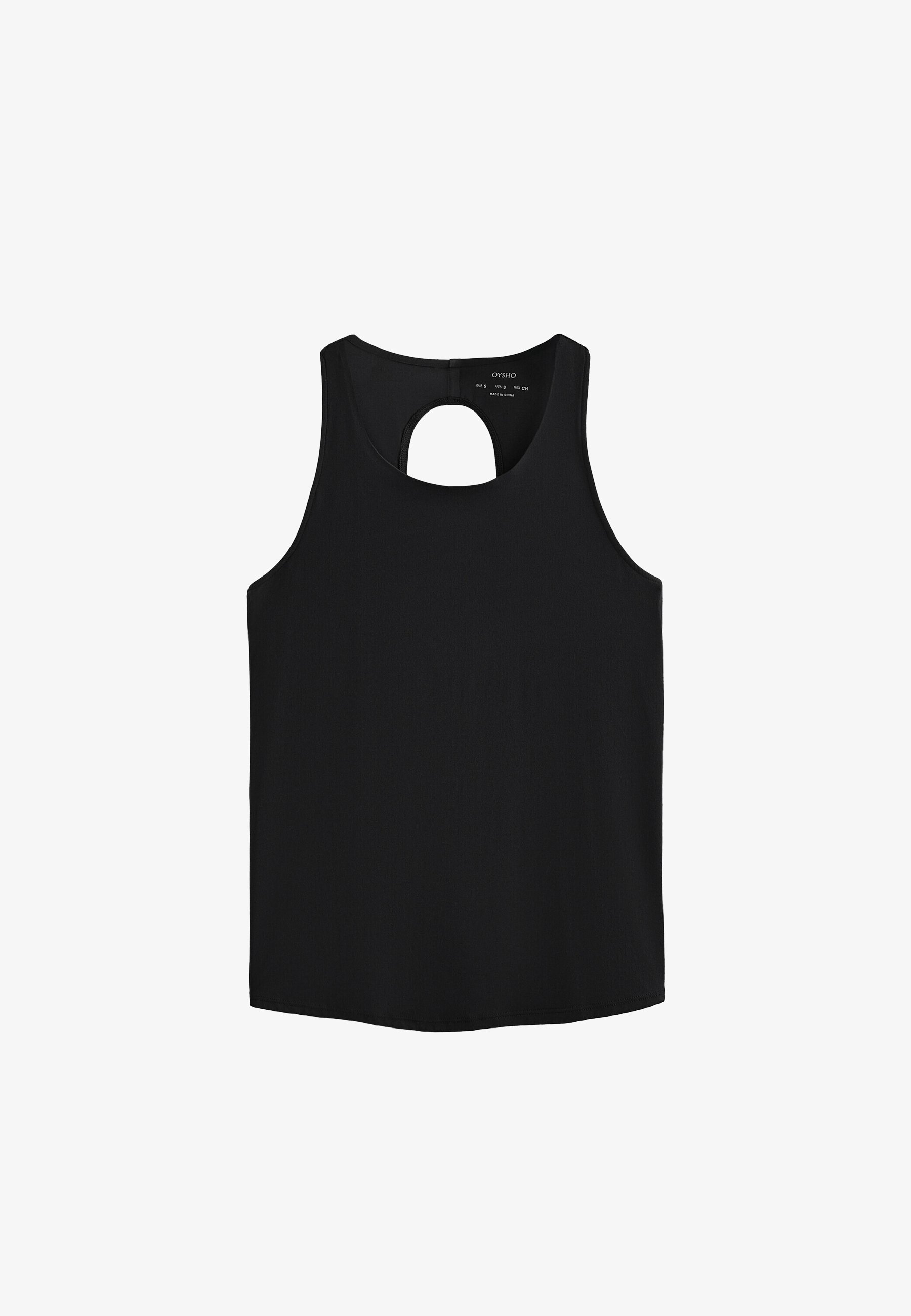 OYSHO CROSS-BACK COMFORTLUX - Parte superiore - nera