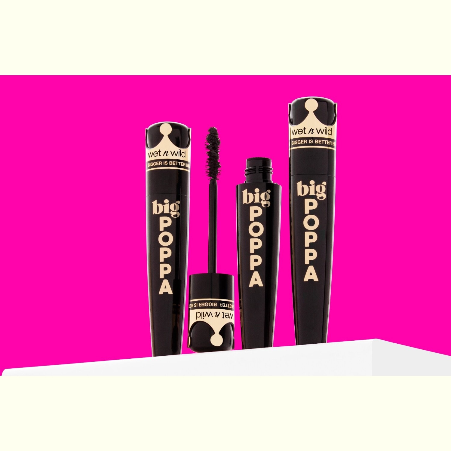 wet n wild NEW! BIG POPPA MASCARA - Blackest Black