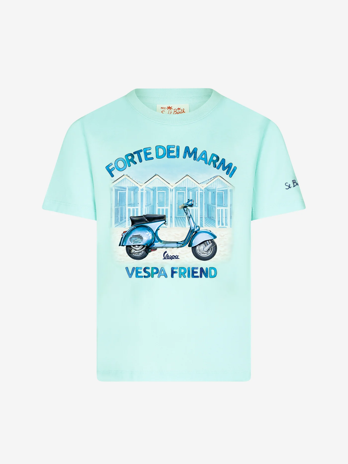 Kinder T-shirt van katoen met Vespa-print | Vespa® Special Edition