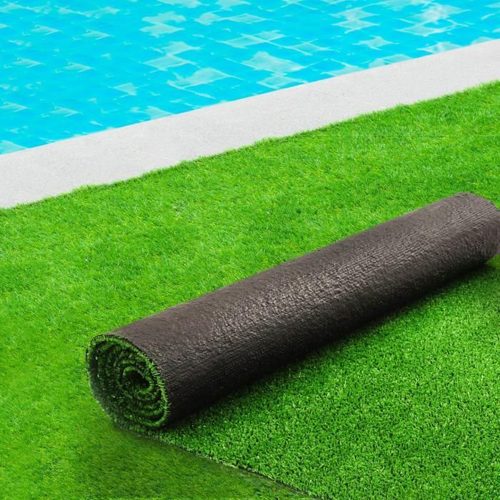 IDMARKET Artificial Synthetic Grass 1x10 M 7 mm Thick for Garden and Balcony