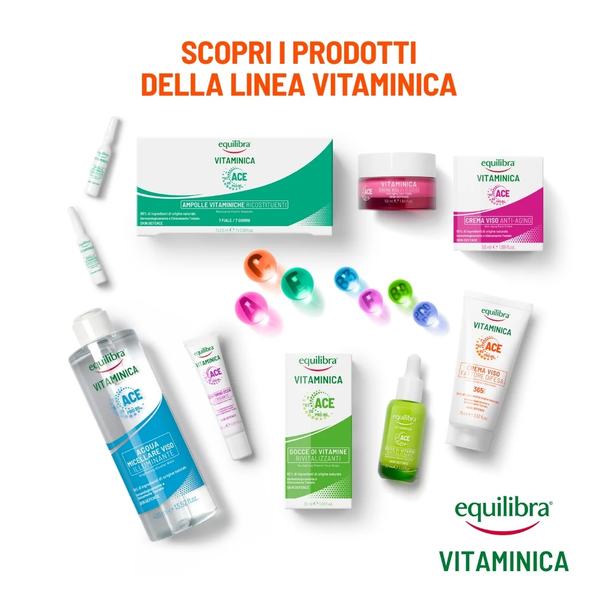 EQUILIBRA Equilibra Crème Visage Vitaminée Facteur de Défense 75 ml Défense de la Peau