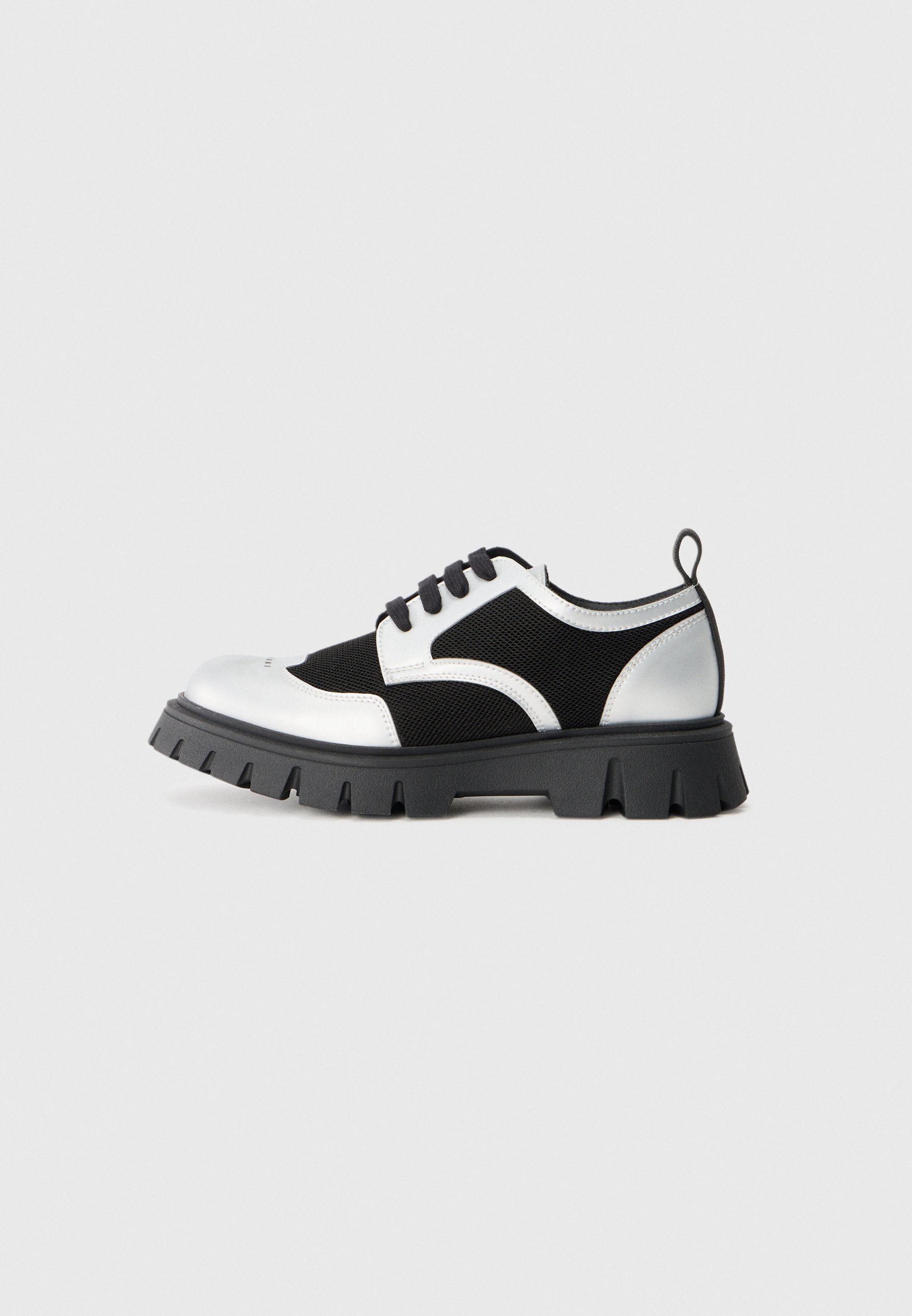 Marni UNISEXE - Chaussures à lacets - noir/argenté