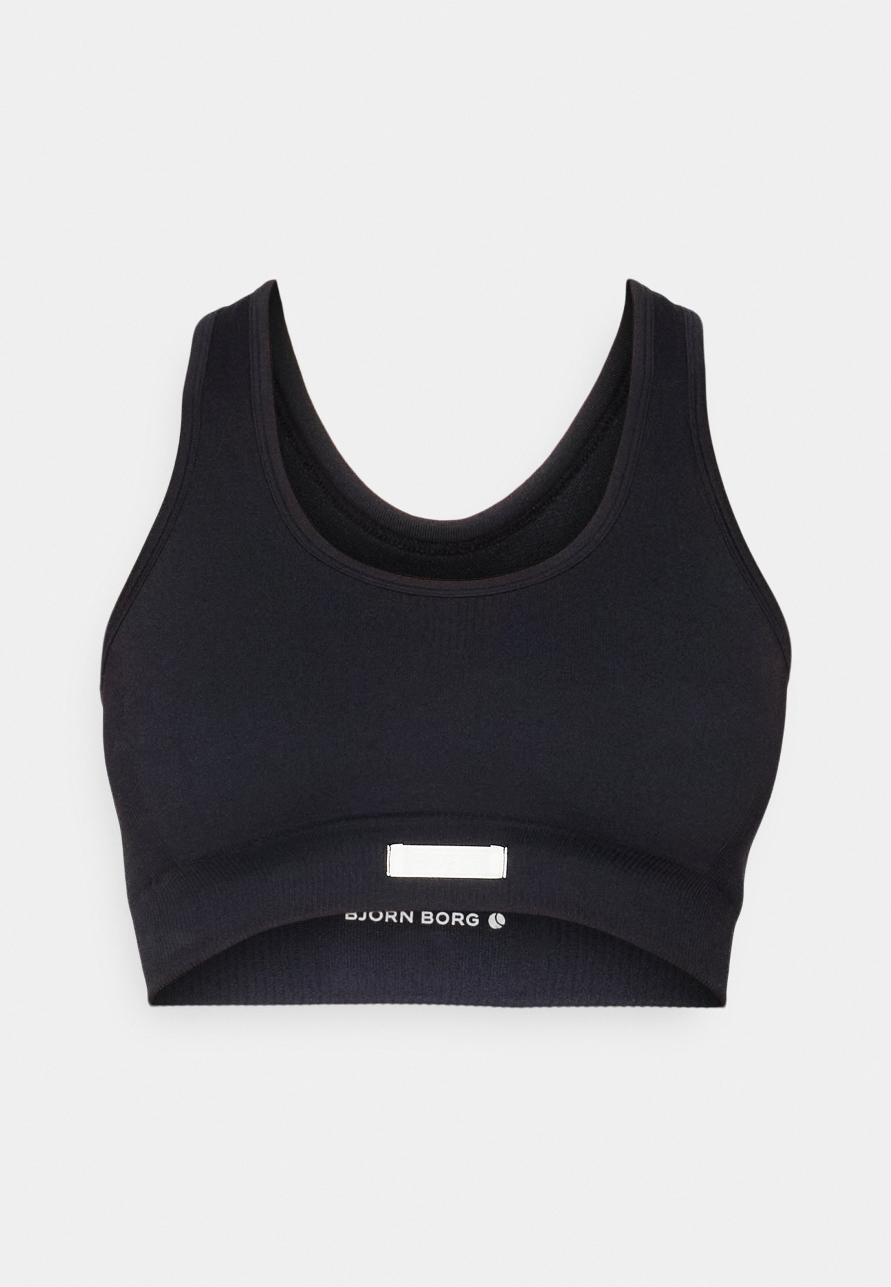 Björn Borg STUDIO SEAMLESS LOW BRA - Sportbeha met lichte ondersteuning - Black Beauty