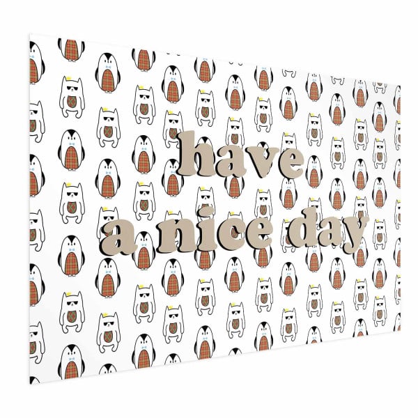 Plakat Nice day 30x21 cm