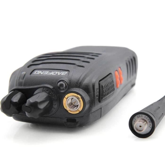 10 unidades de walkie-talkie Baofeng BF-888S UHF 400-470 MHz, 2 vías, 16 canales, 5 W.