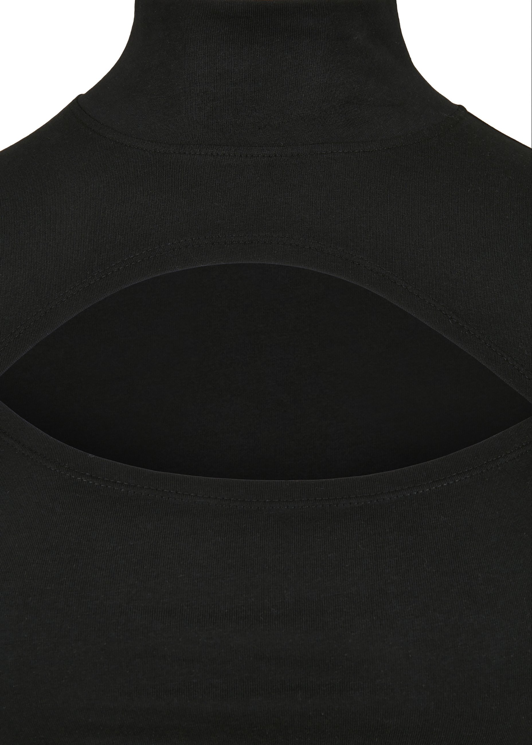 Maglia a collo alto con ritagli Urban Classics - Maglia a maniche lunghe - nera