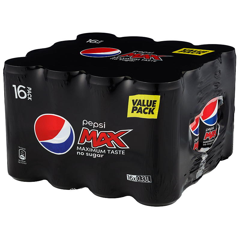 Pepsi Pepsi Max 16 lattine da 0,33 l