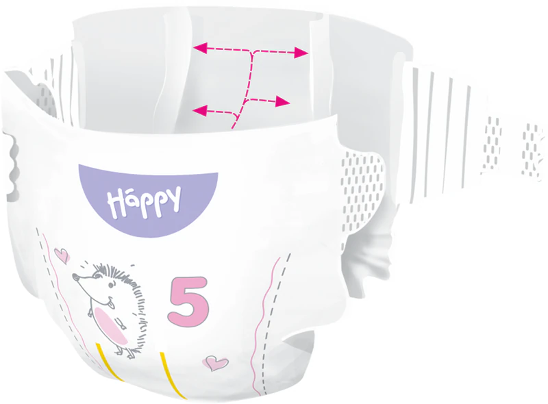 Jednorazové plienky BELLA Baby Happy Soft&Delicate