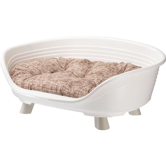 Weißer Entspannungskissenkorb – Größe L – 73 x 55 x 27 cm – FERPLAST