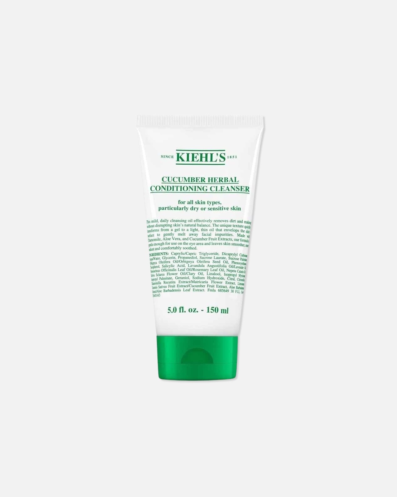 Kiehl's Cucumber Herb kremasti hranjivi gel za čišćenje lica - 150 ml