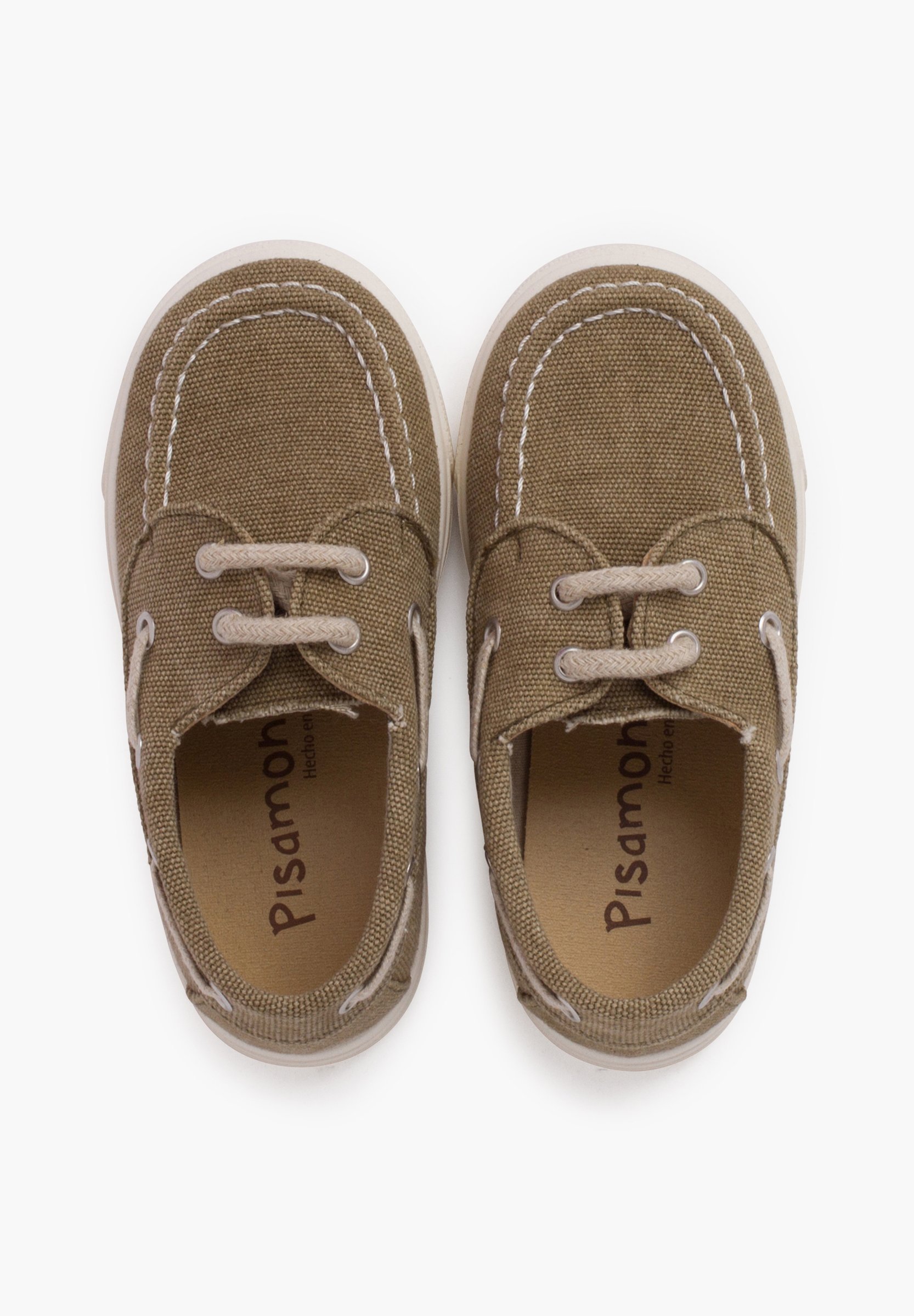 Nautische bootschoenen - Khaki