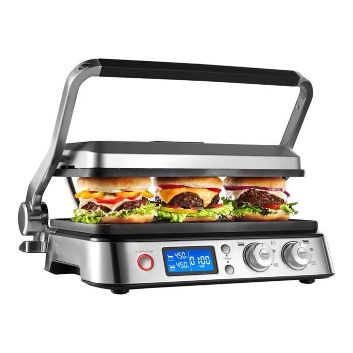 Grille-viande Multigrill - DELONGHI - CGH1020D - 2000W - 6 modes de cuisson - Plaques interchangeables (plancha & grill)
