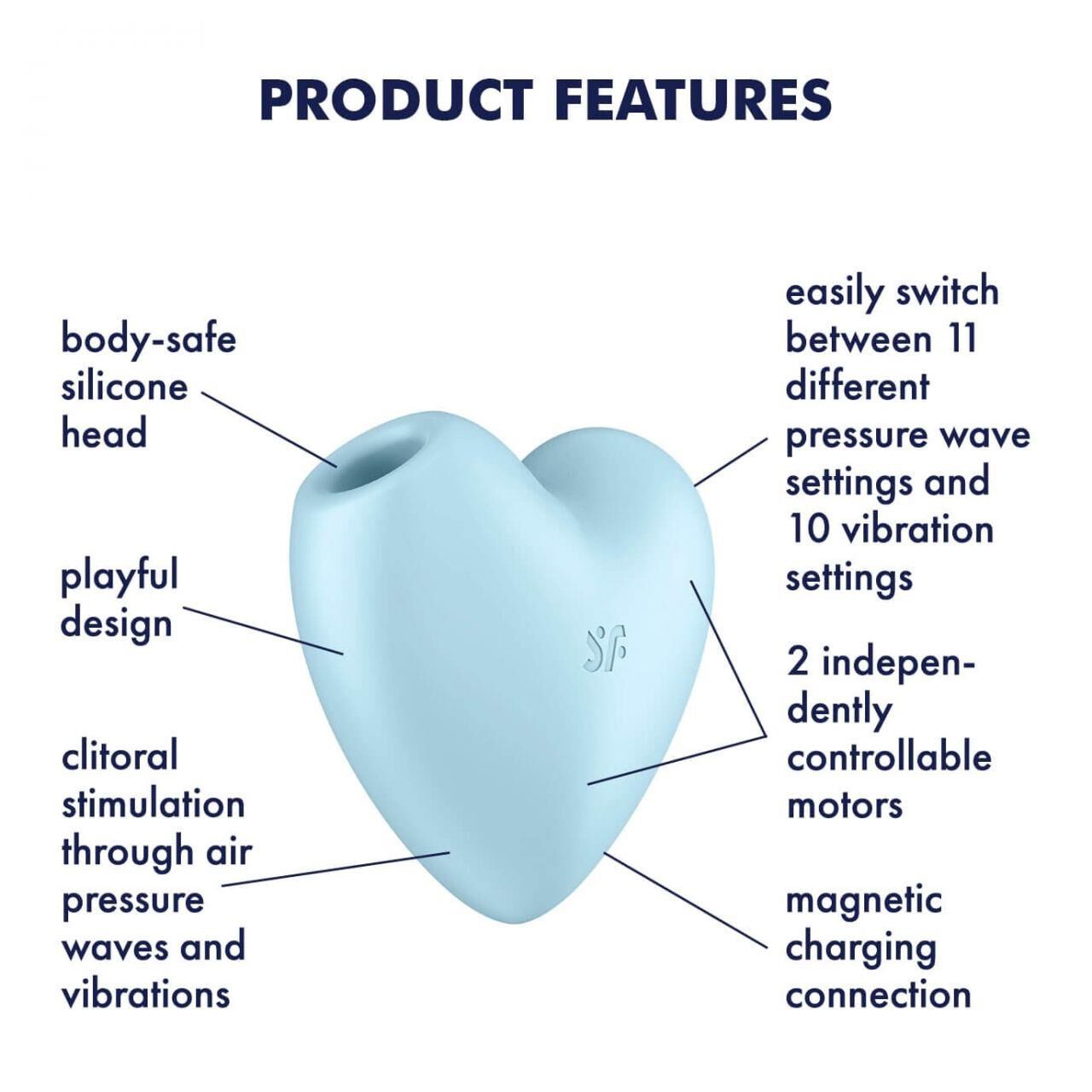 Satisfyer Cutie Heart blue