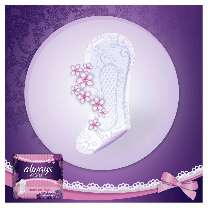 Always Dailies Normal To Go Fresh Panty Liners
