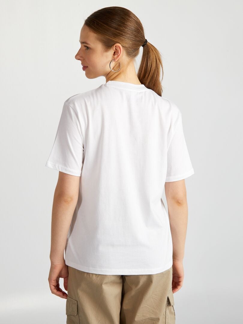Camiseta oversized 'Nirvana' - BRANCA