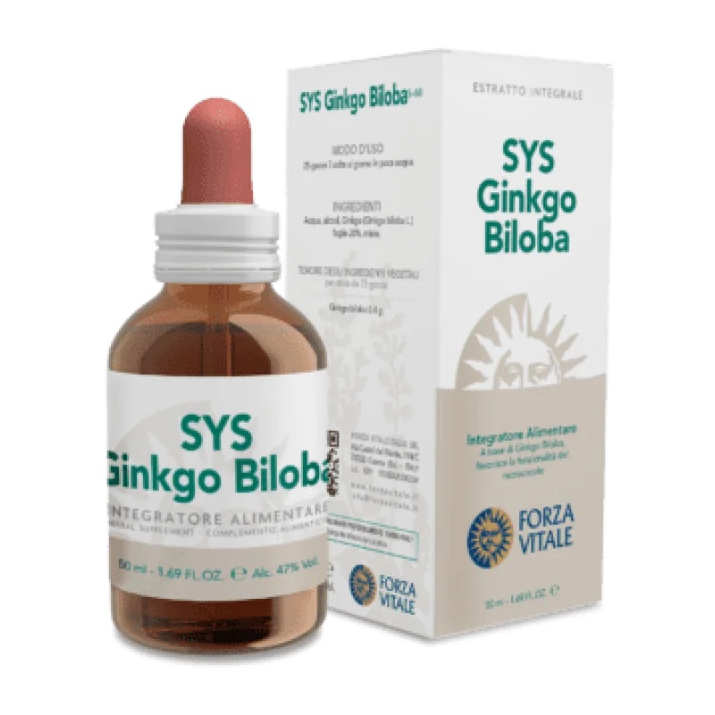 Gouttes de Ginkgo Biloba SYS Sys 50 ml