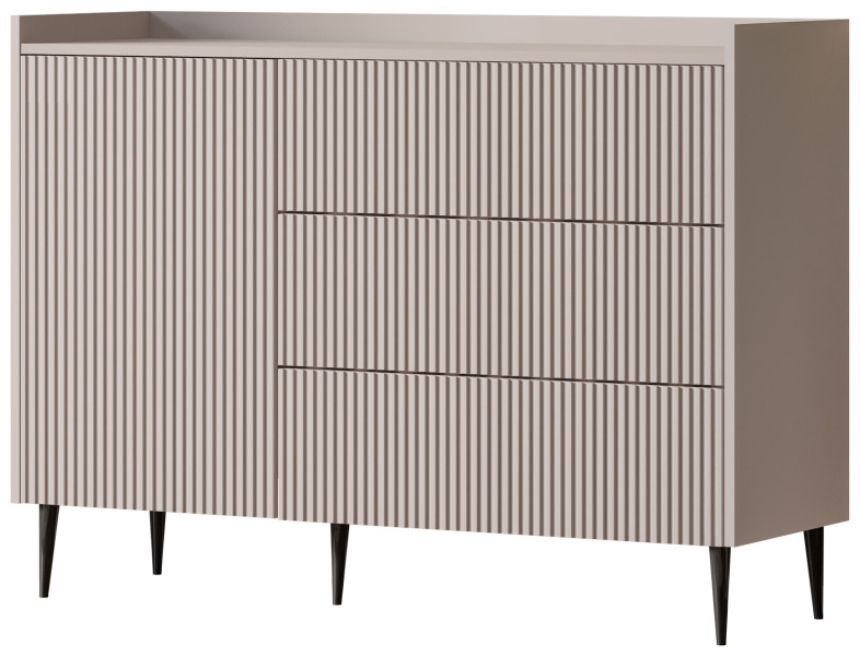 Komoda z szufladami do salonu 126 cm ASPERO