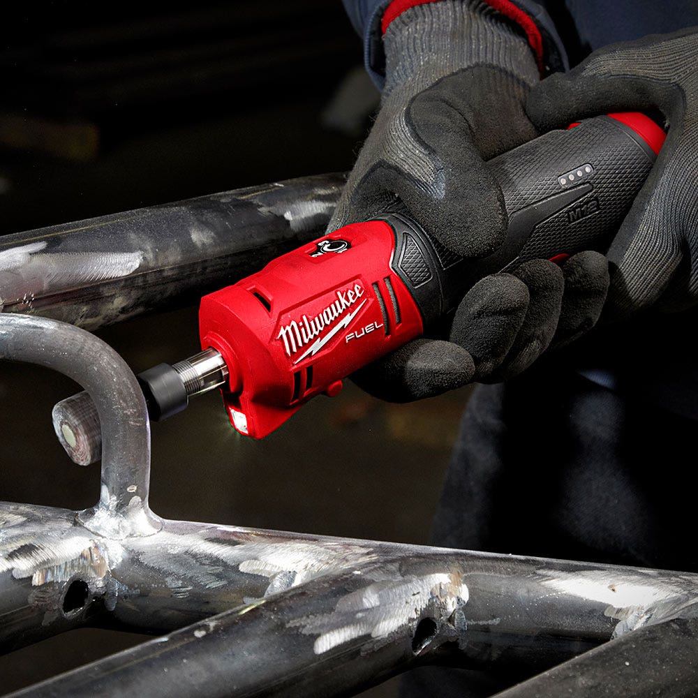 Esmerilhadeira angular reta MILWAUKEE FUEL™ 12V de 1/4