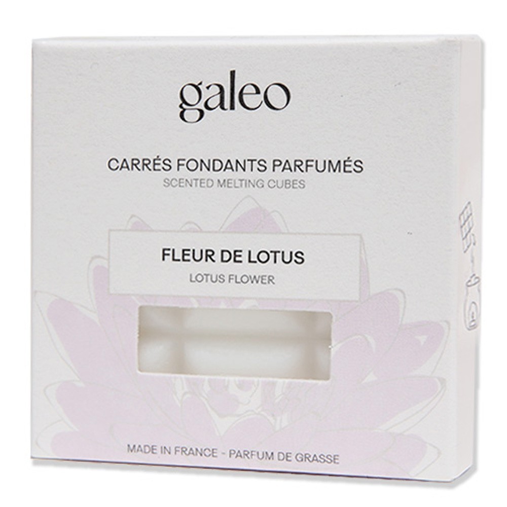 Galeo Carrés fondants parfumés fleur de lotus