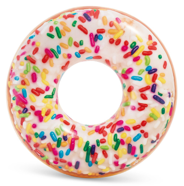 Dmuchane koło do pływania cukierkowy donut o średnicy 99 cm INTEX 56263