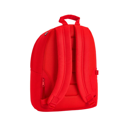 Mochila para laptop Real Sporting de Gijón Youth, laranja, 14,1 polegadas.