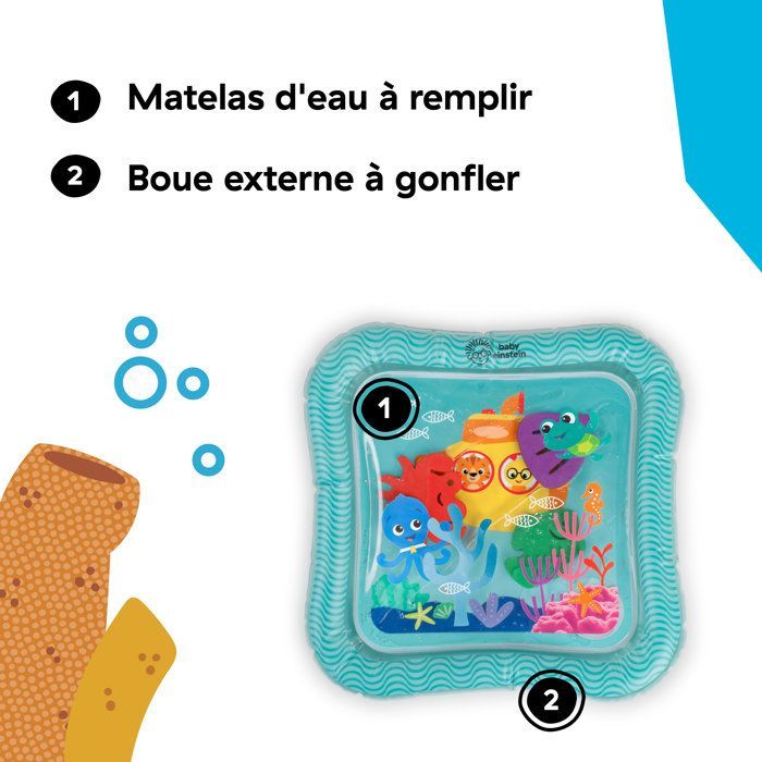 BABY EINSTEIN Baby Vandmåtte Sensorisk Opdagelse Ocean Explorers - 0 til 36 måneder