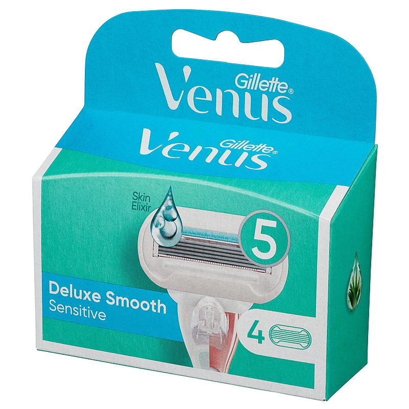 Gillette Klingen, 4er-Pack, glatt, sensibel