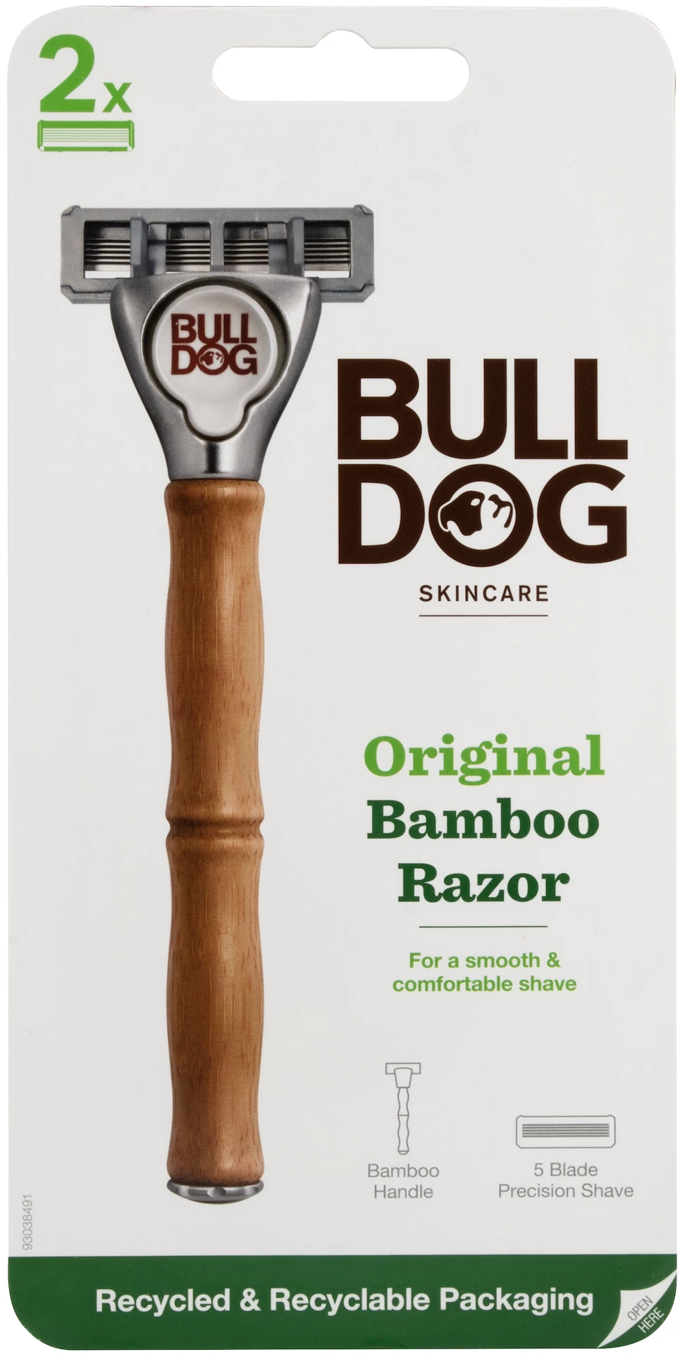 Eredeti bambusz borotva - Bulldog